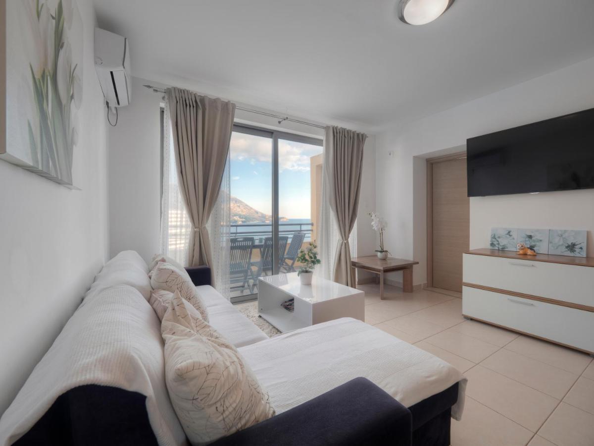 Sea View Two Bedroom Family Apartment With Pool - Sunset Ivanovici Bečići 外观 照片